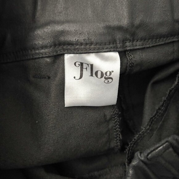 Bevy Flog Black Dafna Pull-On Pants with Pockets Women’s Size 24 - Picture 9 of 10